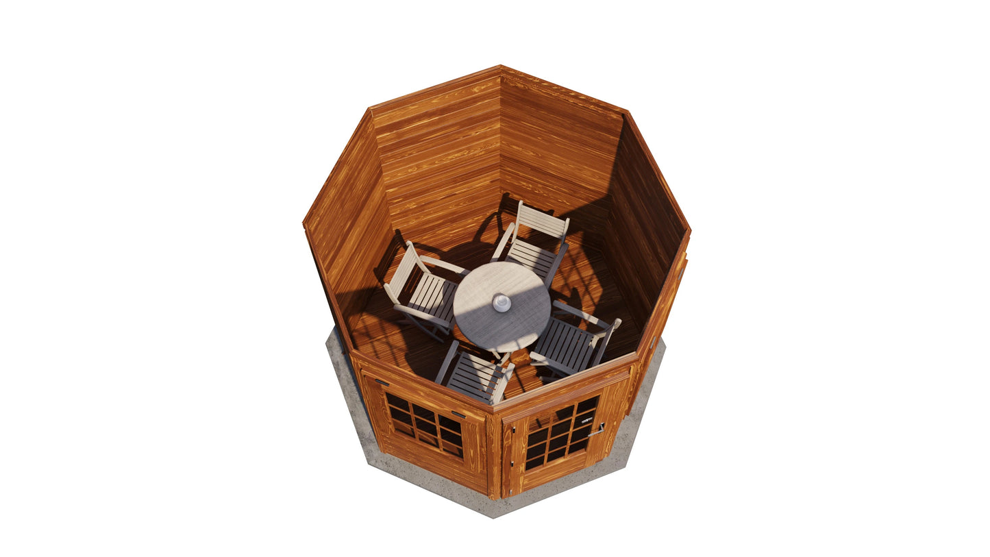 Lugarde Select Prima summerhouse Linlithgow Ø250cm - Brown