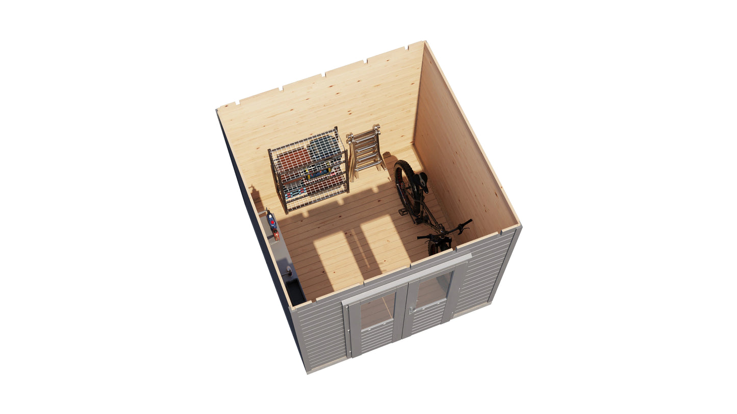 Lugarde Select Prima summerhouse Inverness 240x240cm - RAL 7021