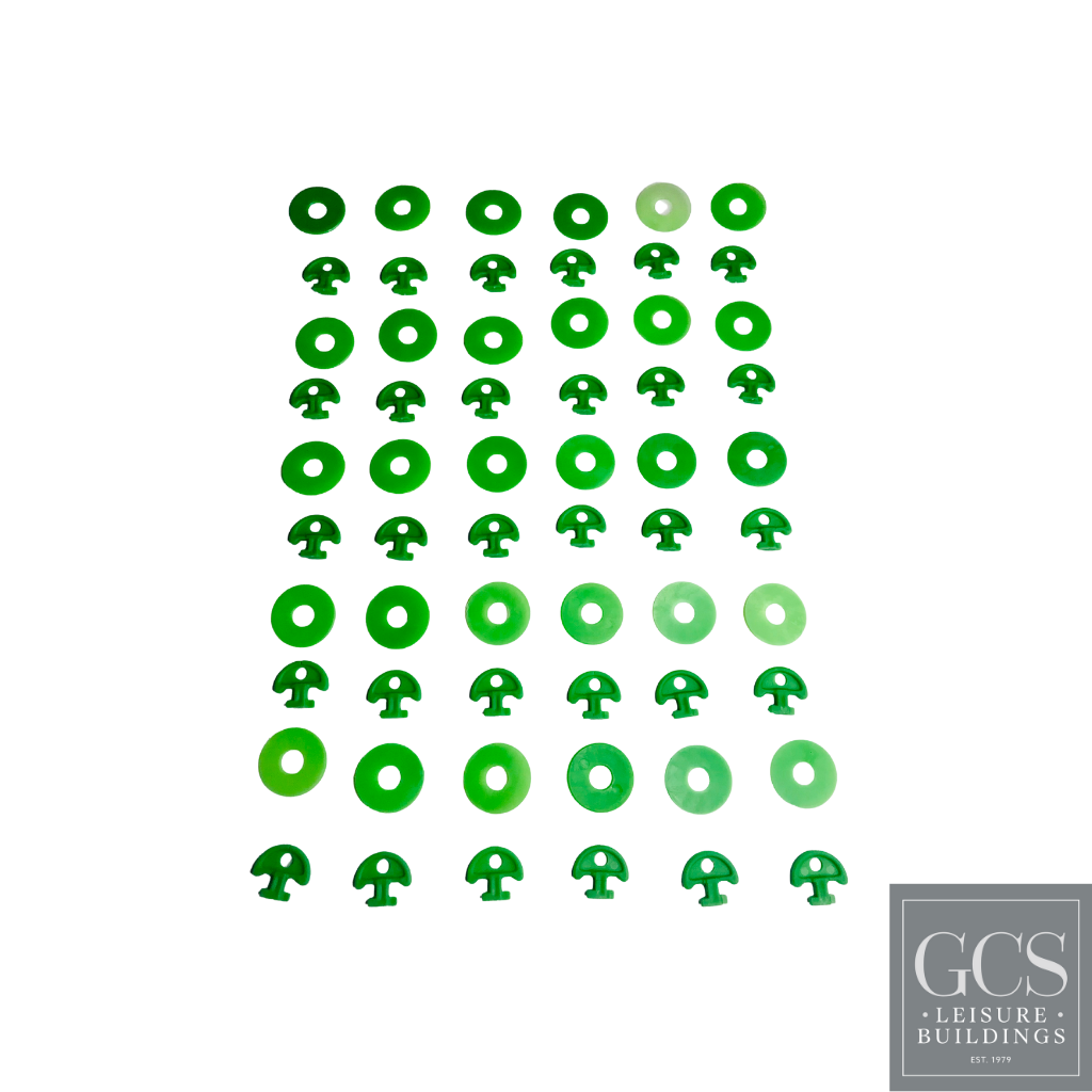 Elite greenhouse lining clips and washers x 30