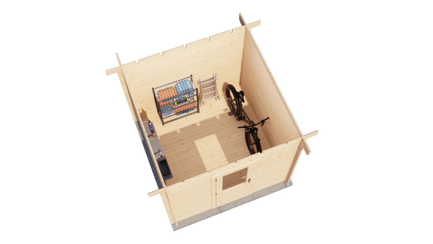 Lugarde Select Log Cabin Highland 250x250cm - Untreated