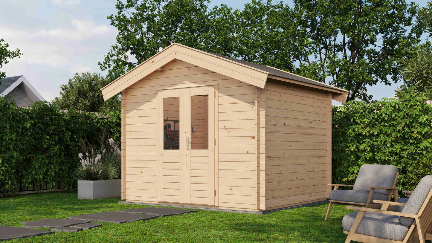 Lugarde Select Log Cabin Greenwich 300x250cm - Untreated