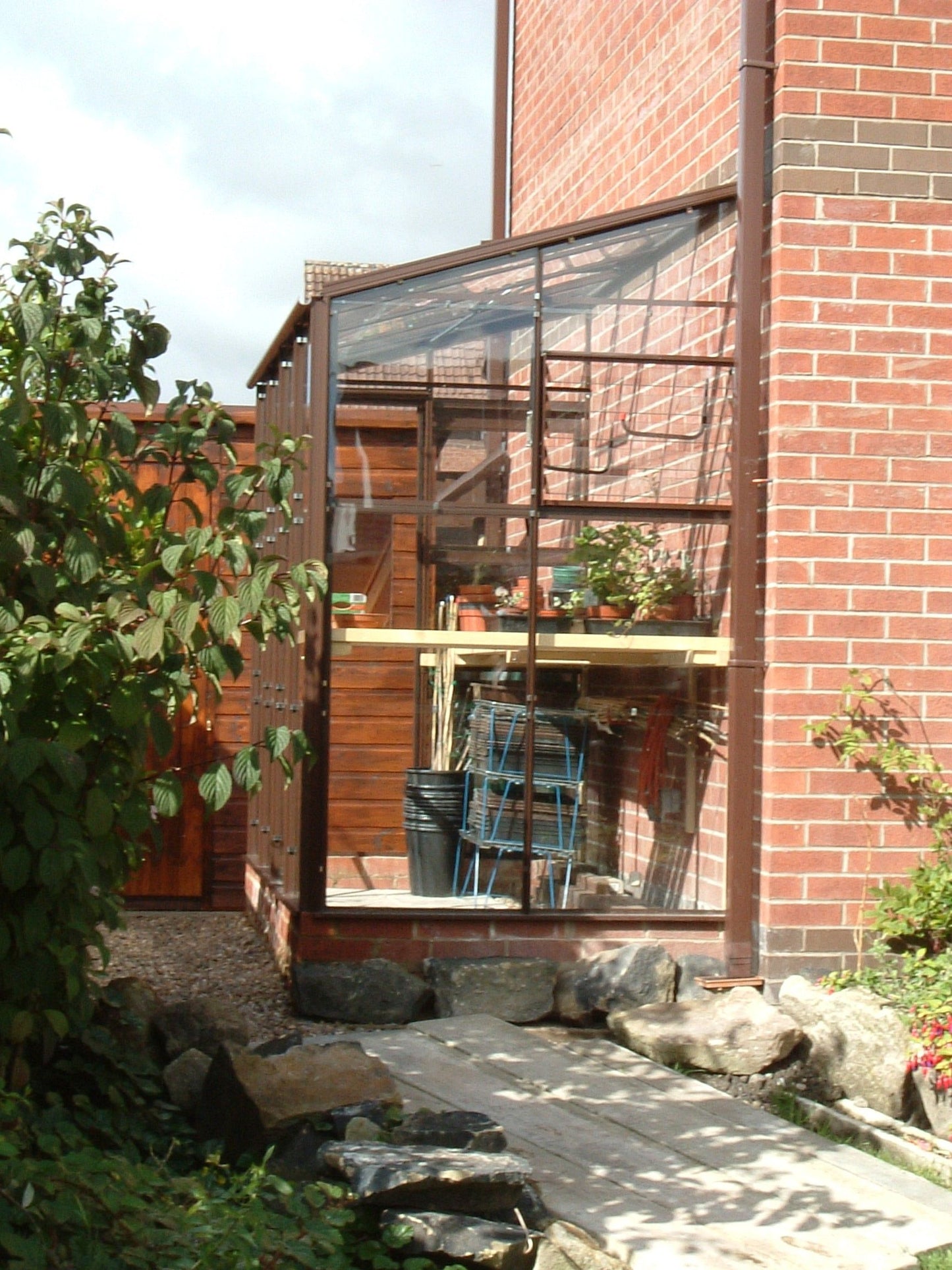 Elite Kensington 4 Lean-To Greenhouse