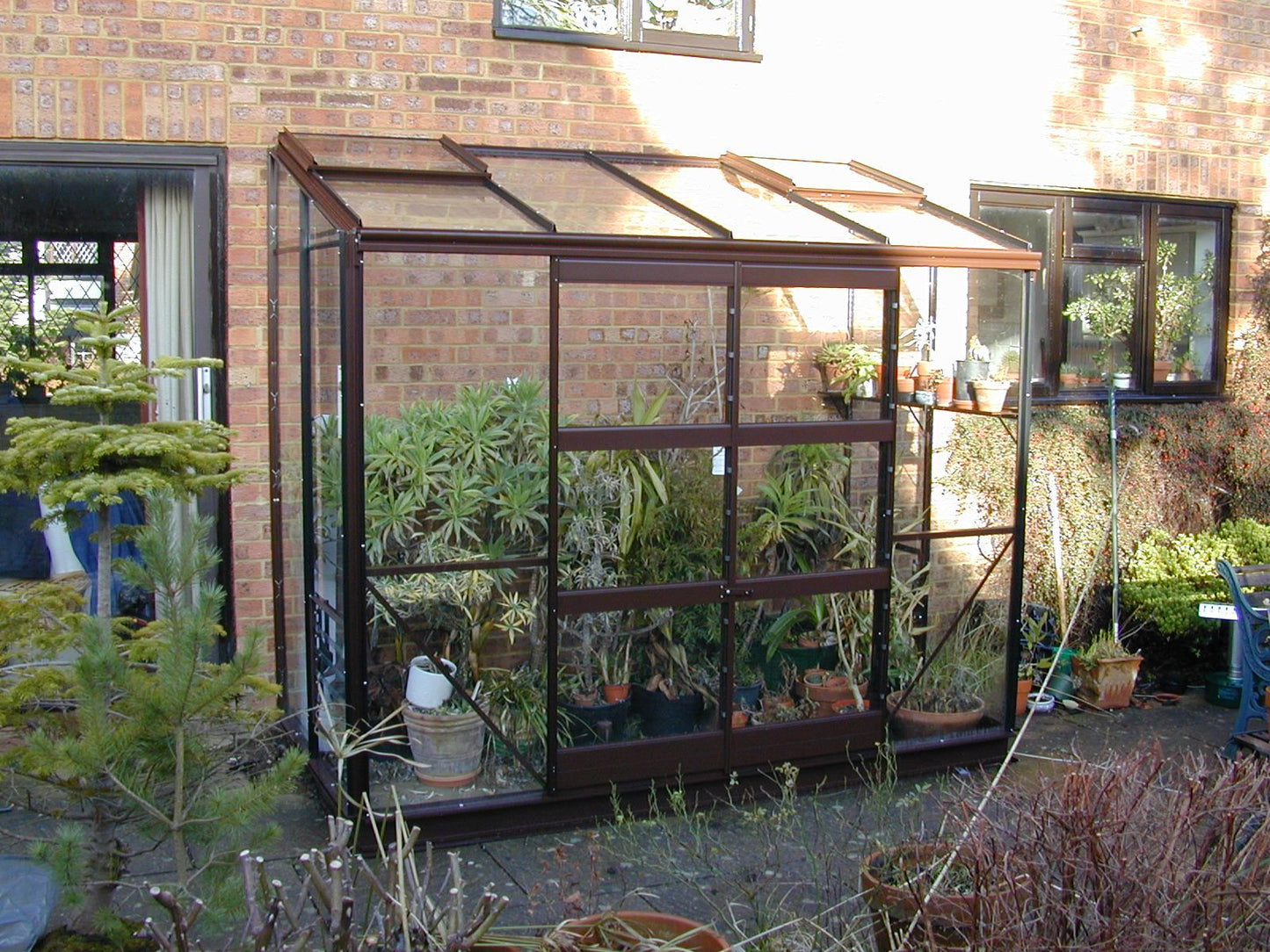 Elite Kensington 4 Lean-To Greenhouse