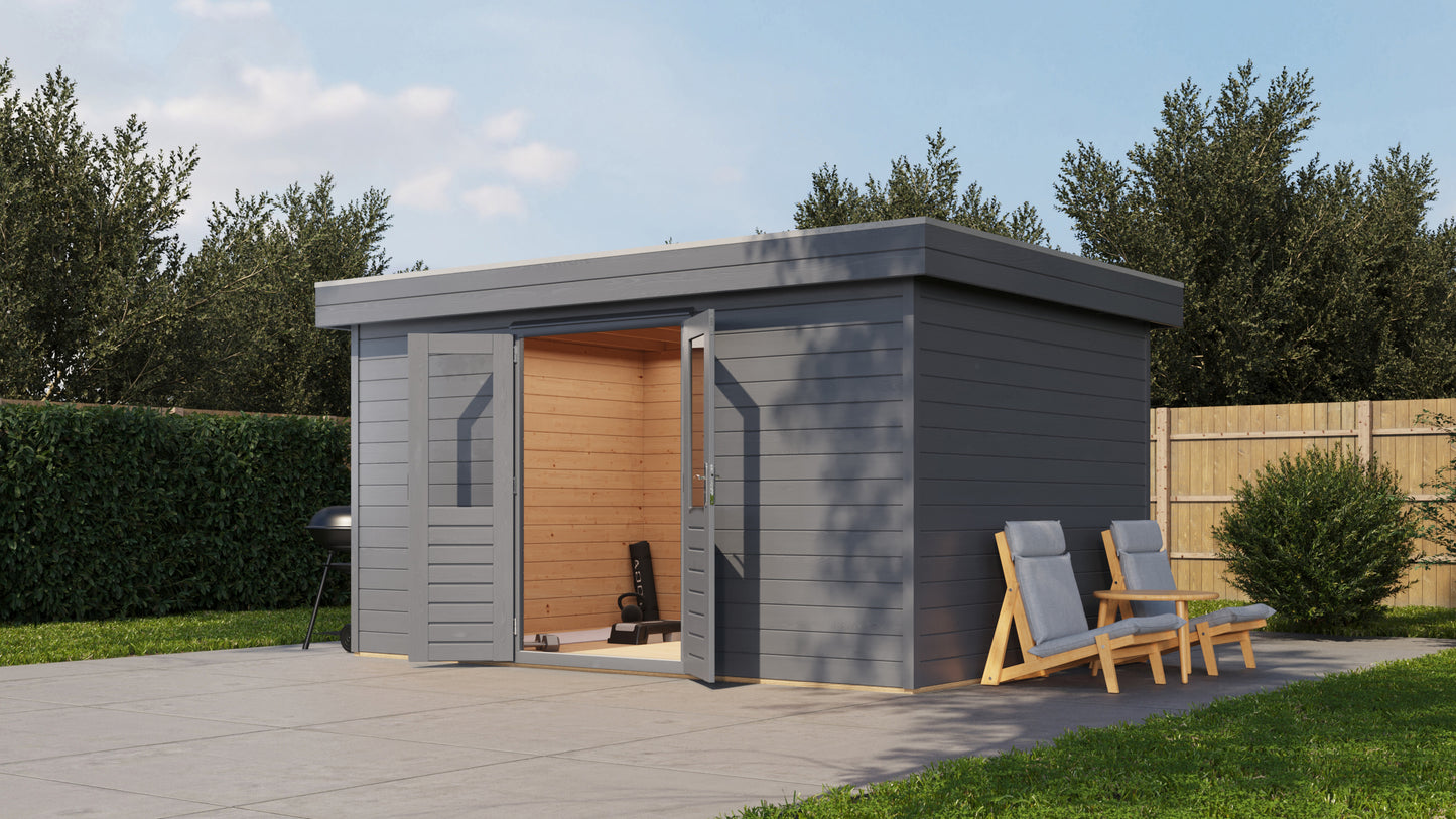 Lugarde Select Prima summerhouse Stirling 420x300cm - RAL 7021