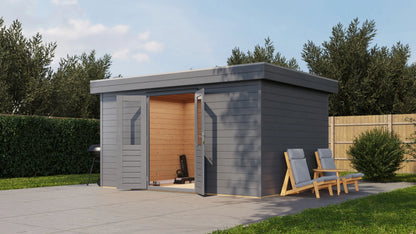 Lugarde Select Prima summerhouse Stirling 420x300cm - RAL 7021