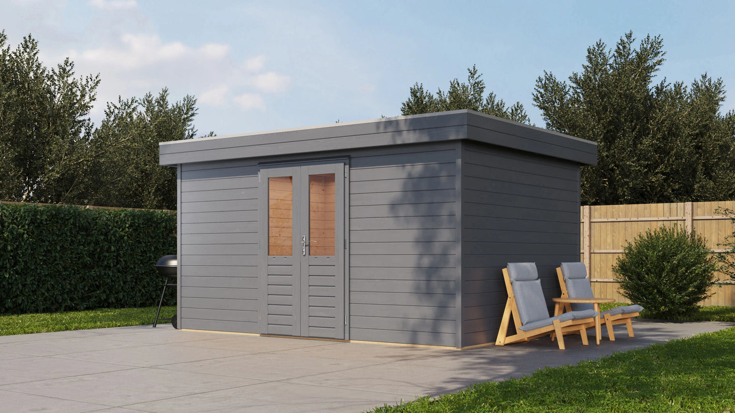 Lugarde Select Prima summerhouse Stirling 420x300cm - RAL 7021