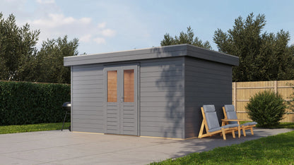 Lugarde Select Prima summerhouse Stirling 420x300cm - RAL 7021