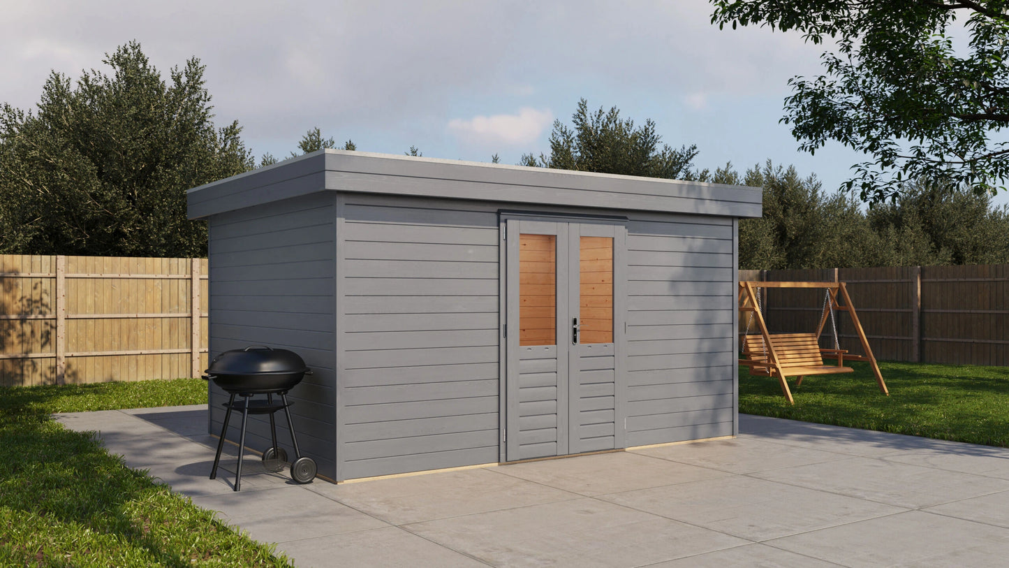 Lugarde Select Prima summerhouse Stirling 420x300cm - RAL 7021