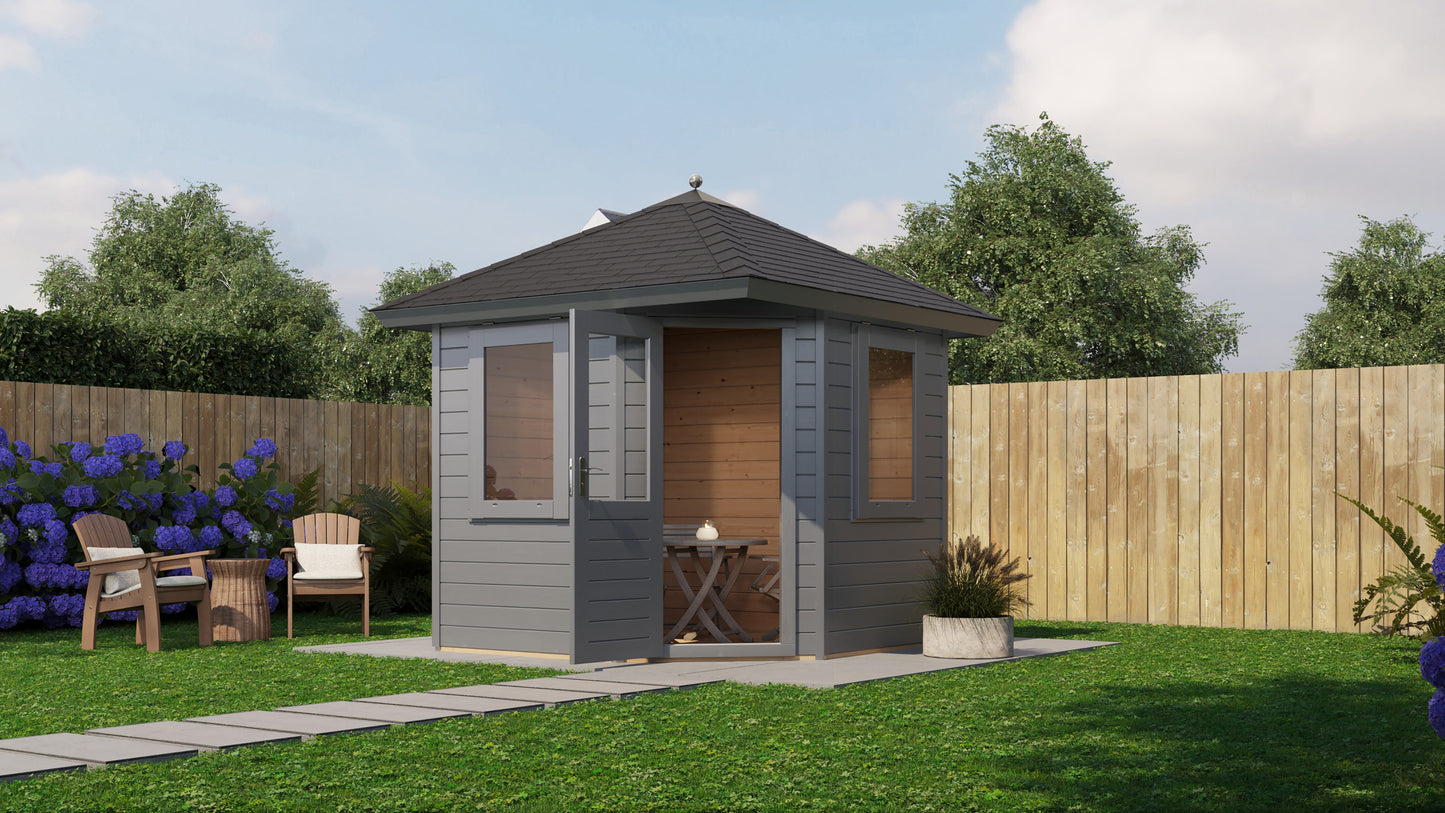 Lugarde Select Prima summerhouse Oban 240x240cm - RAL 7021
