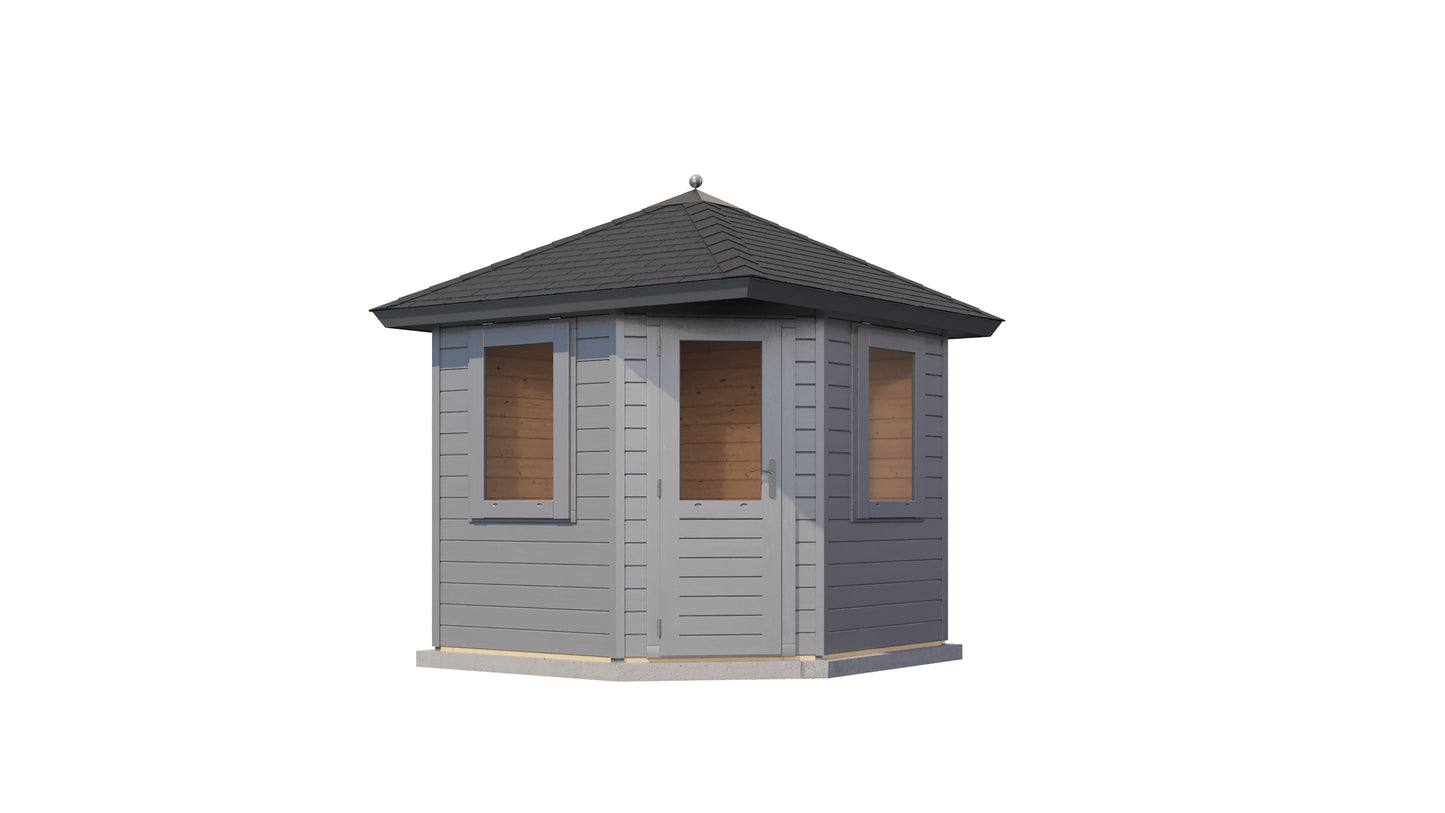 Lugarde Select Prima summerhouse Oban 240x240cm - RAL 7021