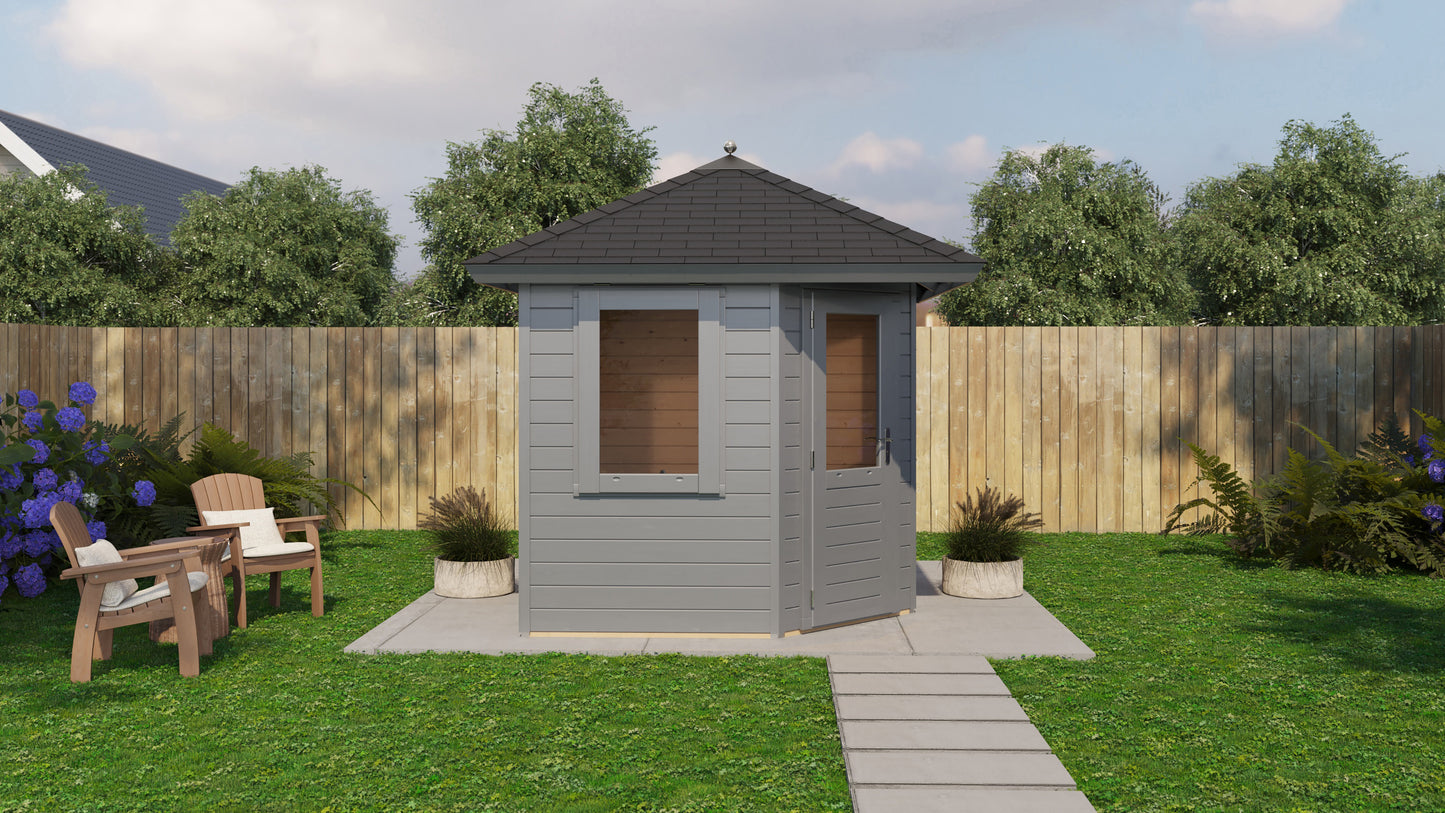 Lugarde Select Prima summerhouse Oban 240x240cm - RAL 7021