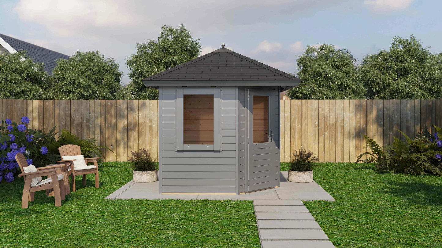 Lugarde Select Prima summerhouse Oban 240x240cm - RAL 7021