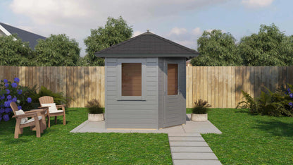 Lugarde Select Prima summerhouse Padstow 240x240cm - RAL 7021
