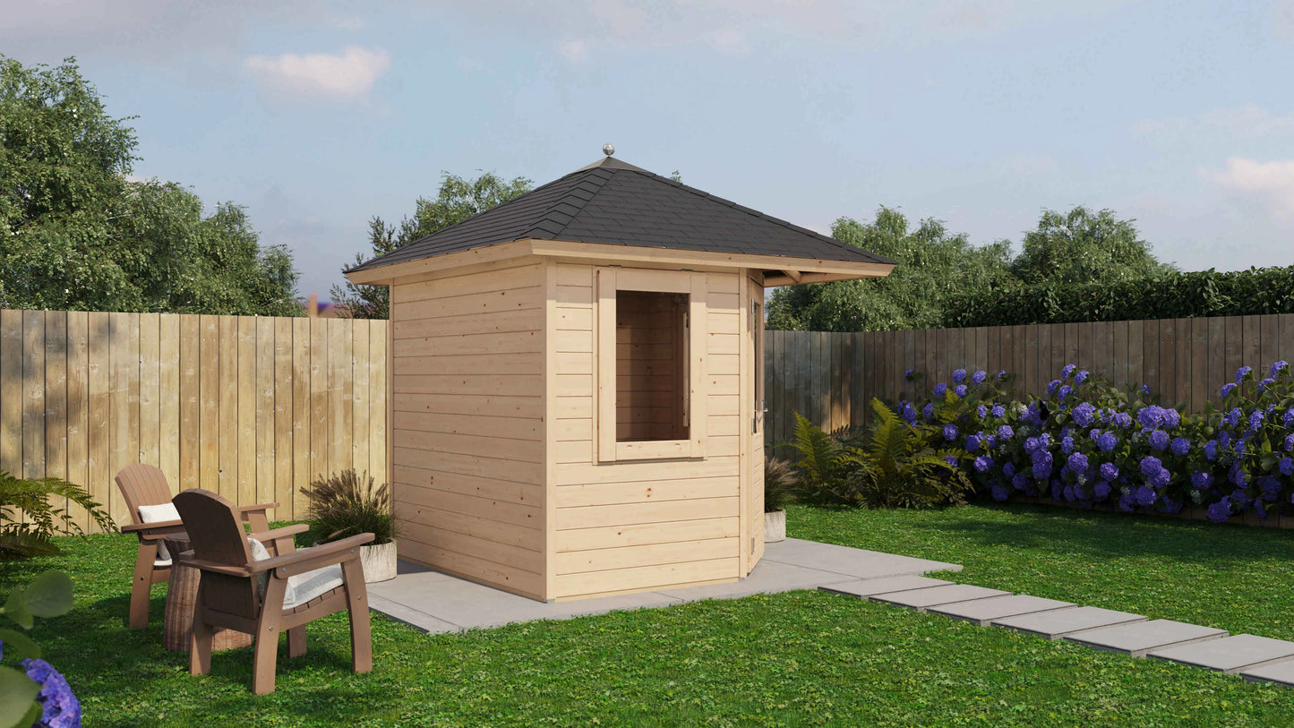 Lugarde Select Prima summerhouse Padstow 240x240cm - Untreated