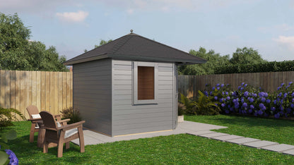 Lugarde Select Prima summerhouse Dumfries 300x300cm - RAL 7021
