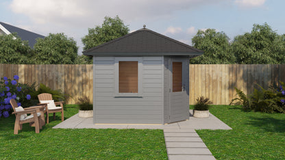 Lugarde Select Prima summerhouse Dumfries 300x300cm - RAL 7021