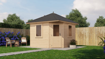 Lugarde Select Prima summerhouse Sidmouth 300x300cm - Untreated