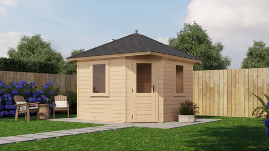 Lugarde Select Prima summerhouse Sidmouth 300x300cm - Untreated