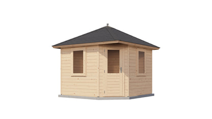 Lugarde Select Prima summerhouse Dumfries 300x300cm - Untreated