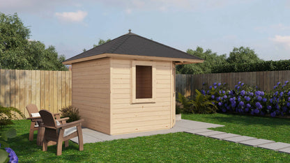 Lugarde Select Prima summerhouse Dumfries 300x300cm - Untreated