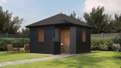 Lugarde Select Prima summerhouse Sidmouth 300x300cm - RAL 7021