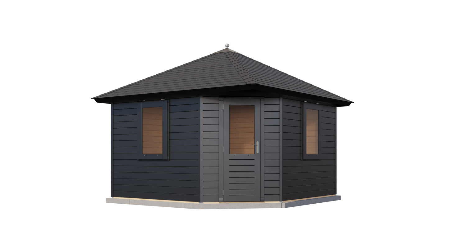 Lugarde Select Prima summerhouse Sidmouth 300x300cm - RAL 7021