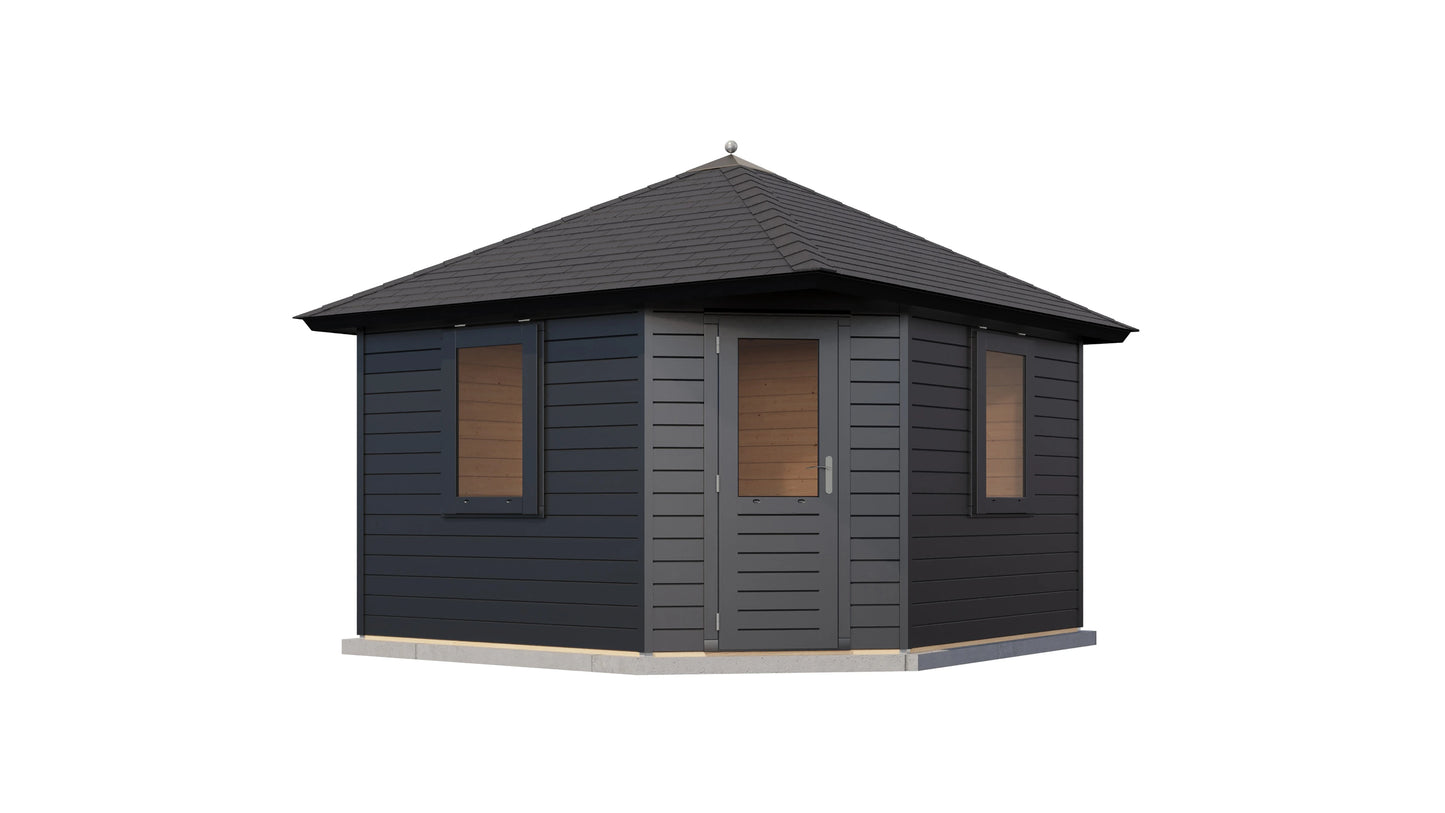 Lugarde Select Prima summerhouse Sidmouth 300x300cm - RAL 7021