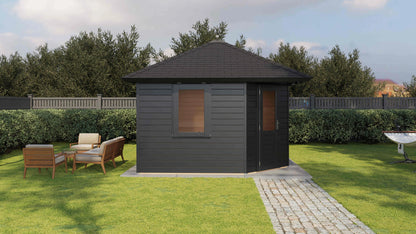 Lugarde Select Prima summerhouse Sidmouth 300x300cm - RAL 7021