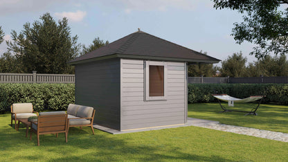 Lugarde Select Prima summerhouse Scarborough 360x360cm - RAL 7021