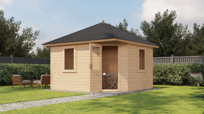 Lugarde Select Prima summerhouse Scarborough 360x360cm - Untreated