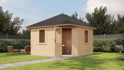 Lugarde Select Prima summerhouse Scarborough 360x360cm - Untreated