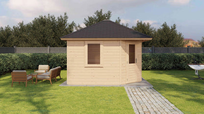 Lugarde Select Prima summerhouse Scarborough 360x360cm - Untreated