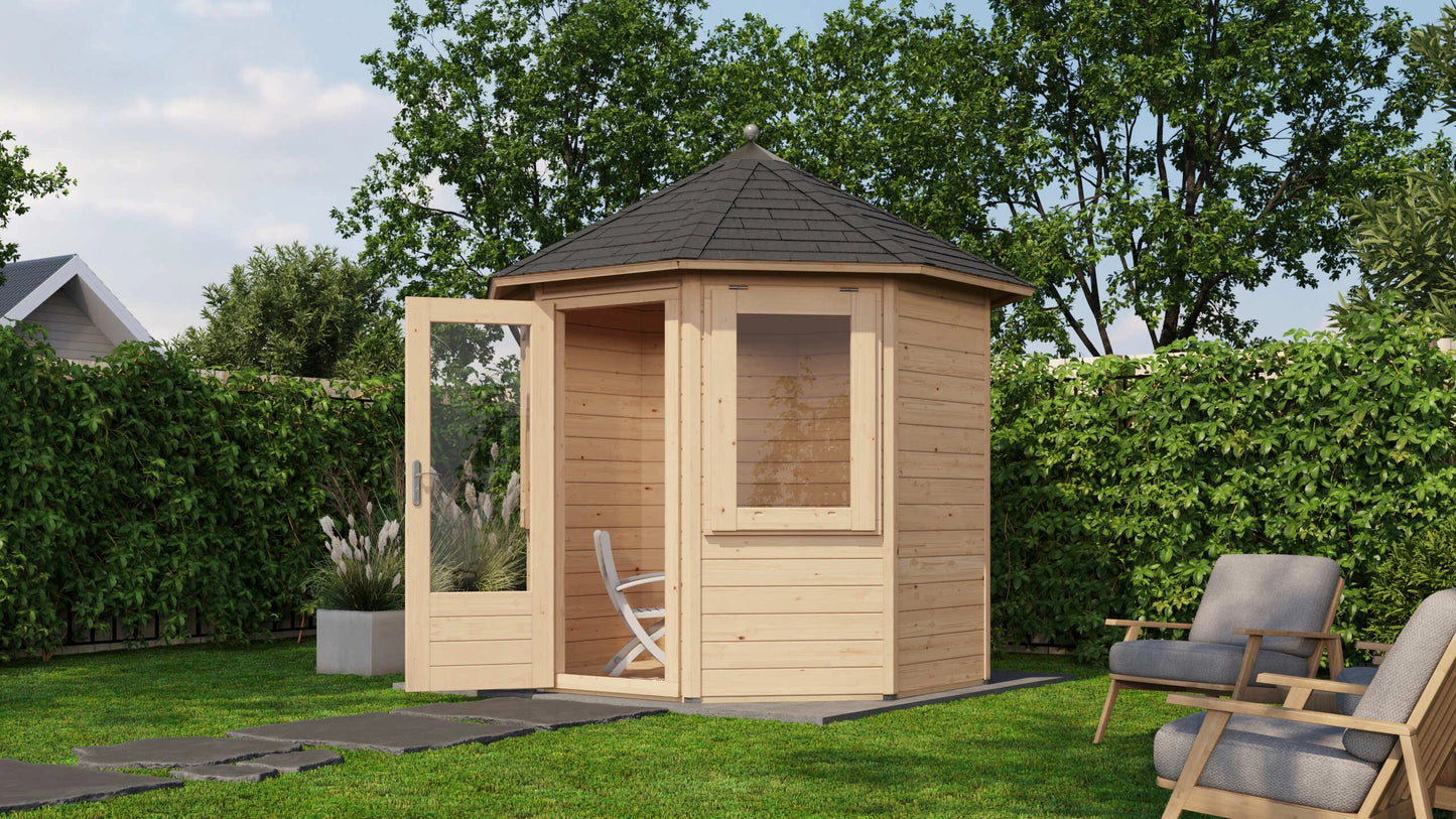 Lugarde Select Prima summerhouse Elgin Ø250cm - Untreated