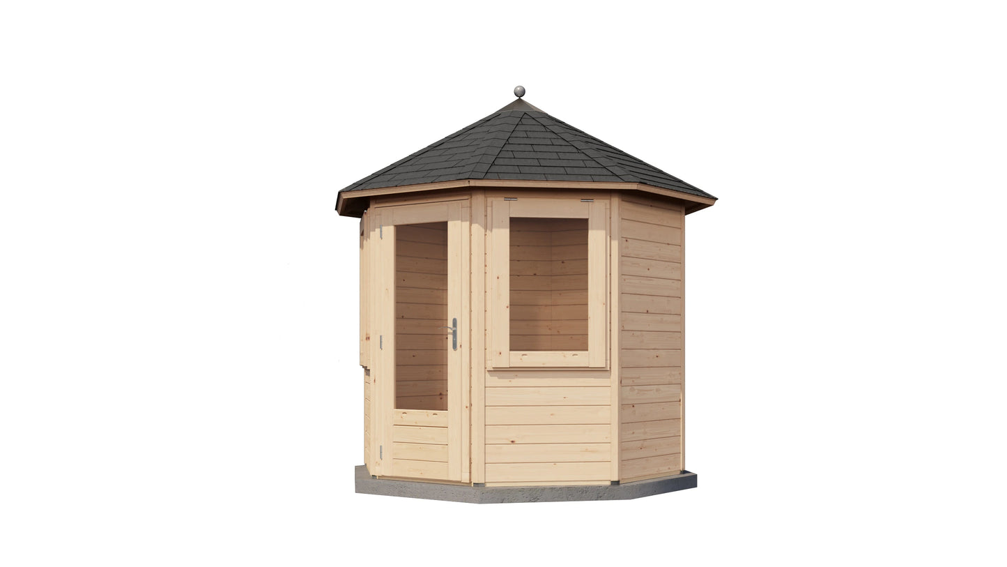 Lugarde Select Prima summerhouse Elgin Ø250cm - Untreated