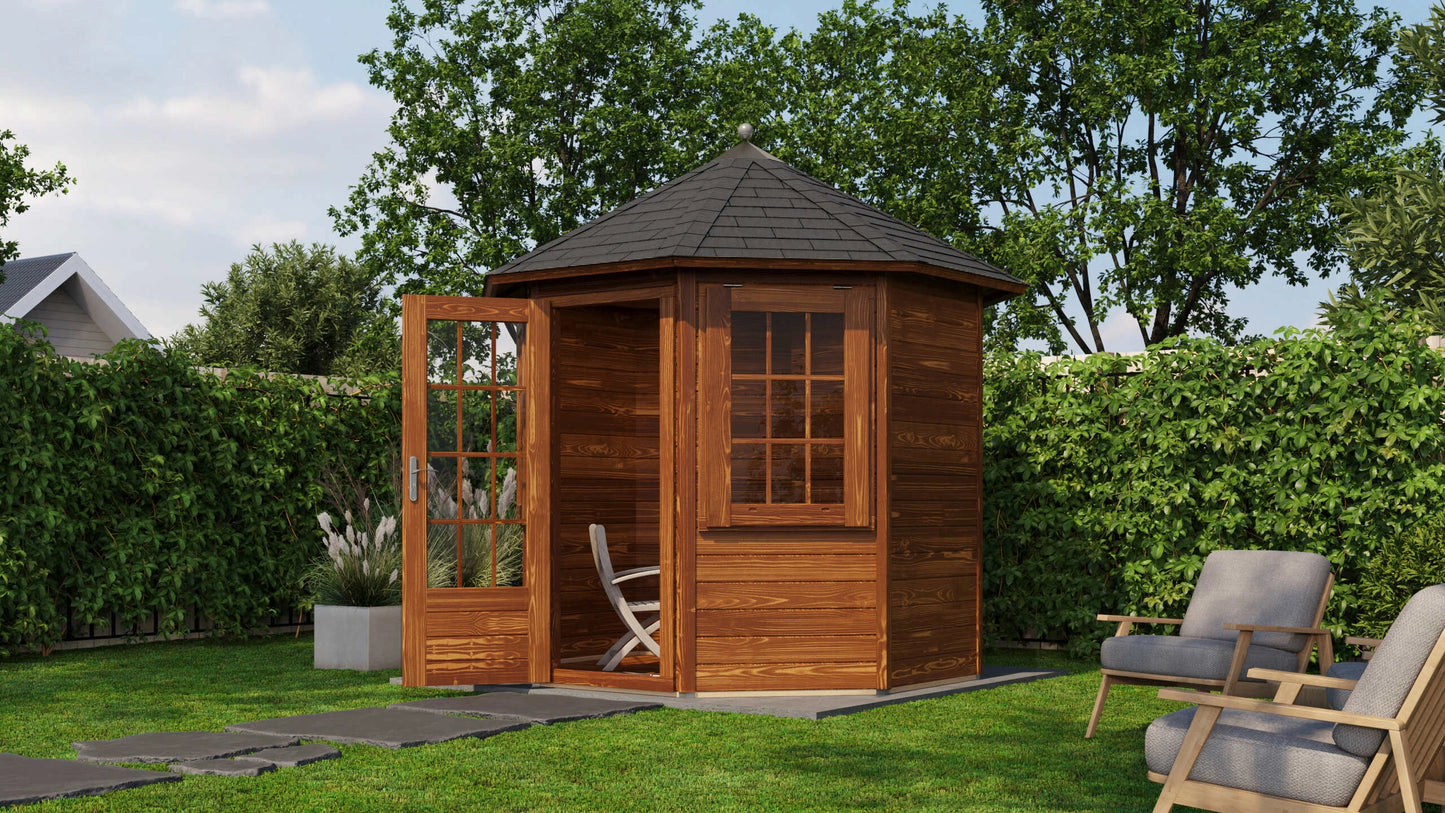 Lugarde Select Prima summerhouse Linlithgow Ø250cm - Brown