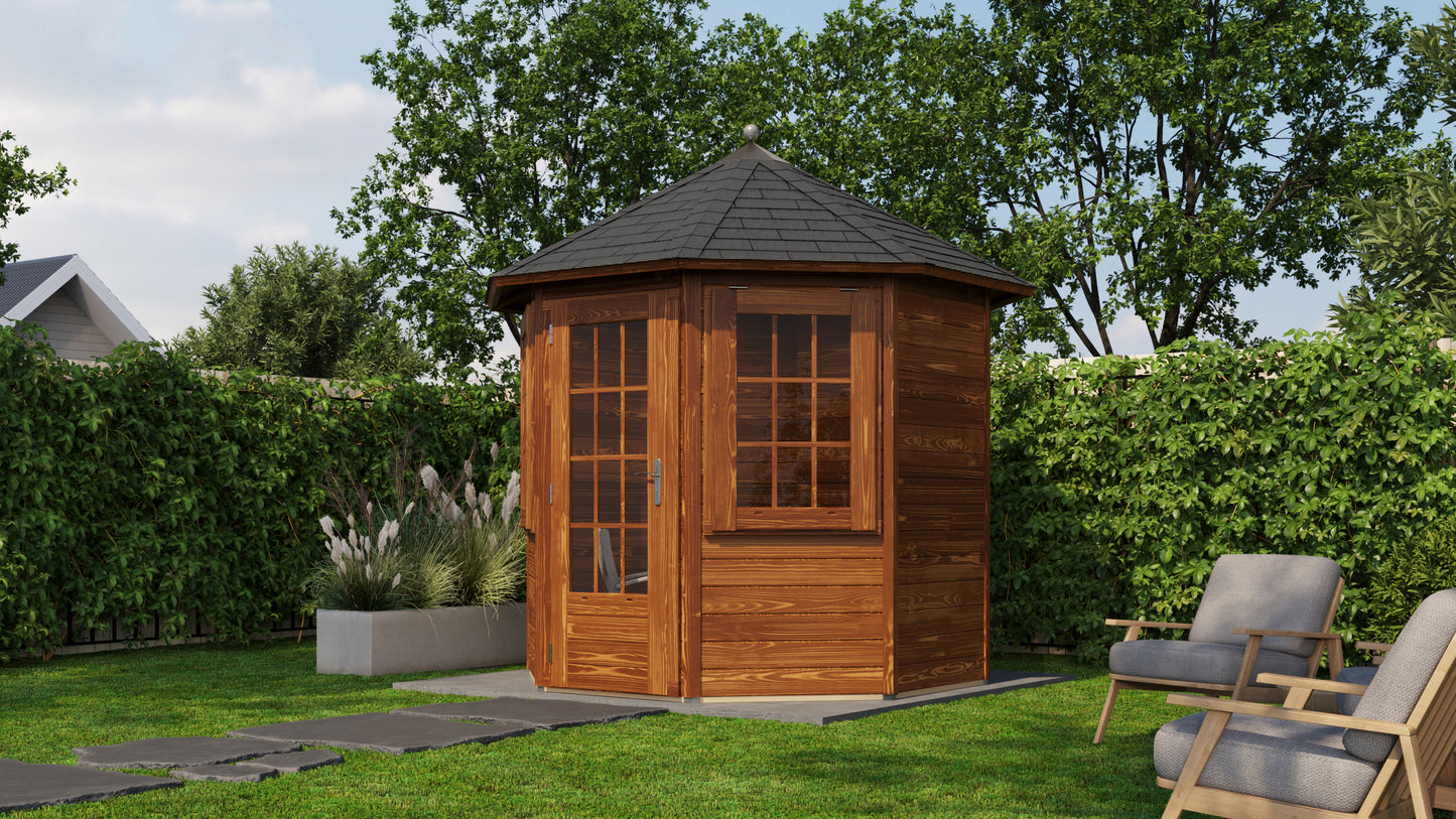 Lugarde Select Prima summerhouse Linlithgow Ø250cm - Brown
