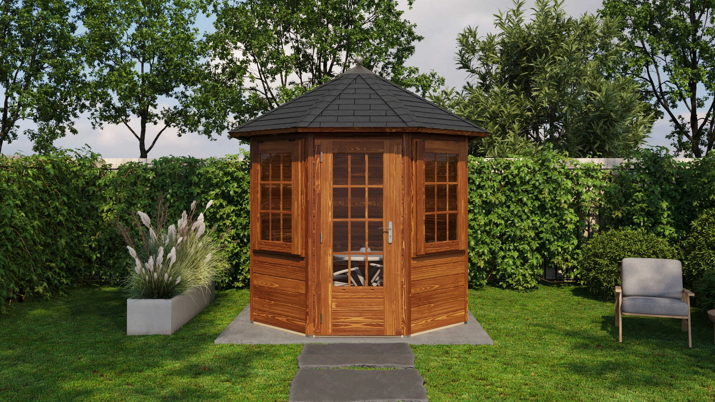 Lugarde Select Prima summerhouse Linlithgow Ø250cm - Brown