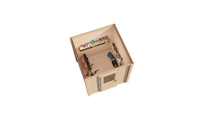 Lugarde Select Modern summerhouse 28mm London 200x200cm - Untreated