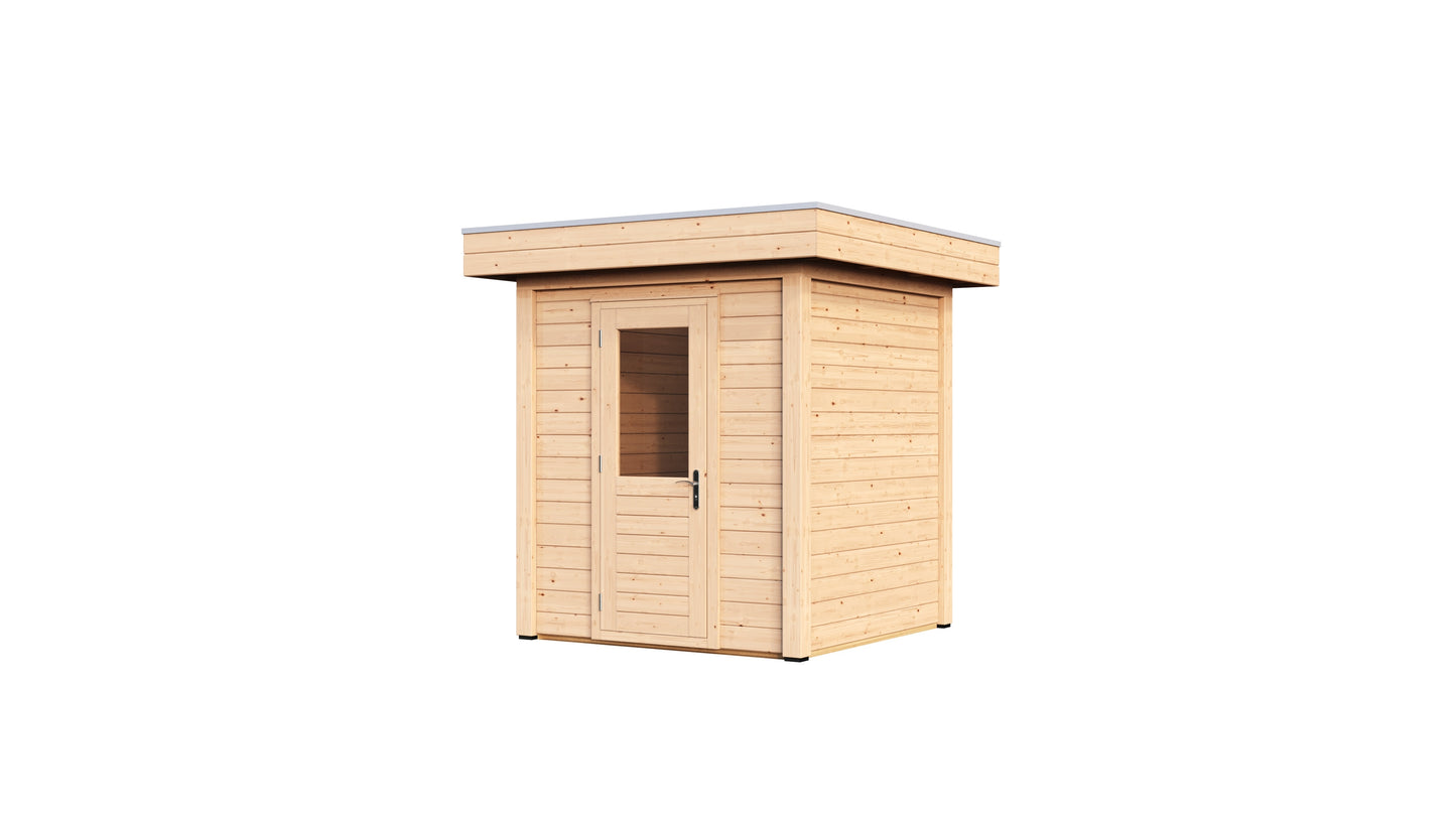 Lugarde Select Modern summerhouse 28mm London 200x200cm - Untreated