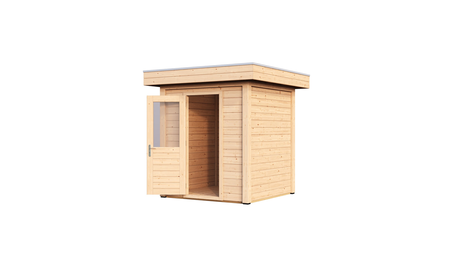 Lugarde Select Modern summerhouse 28mm London 200x200cm - Untreated