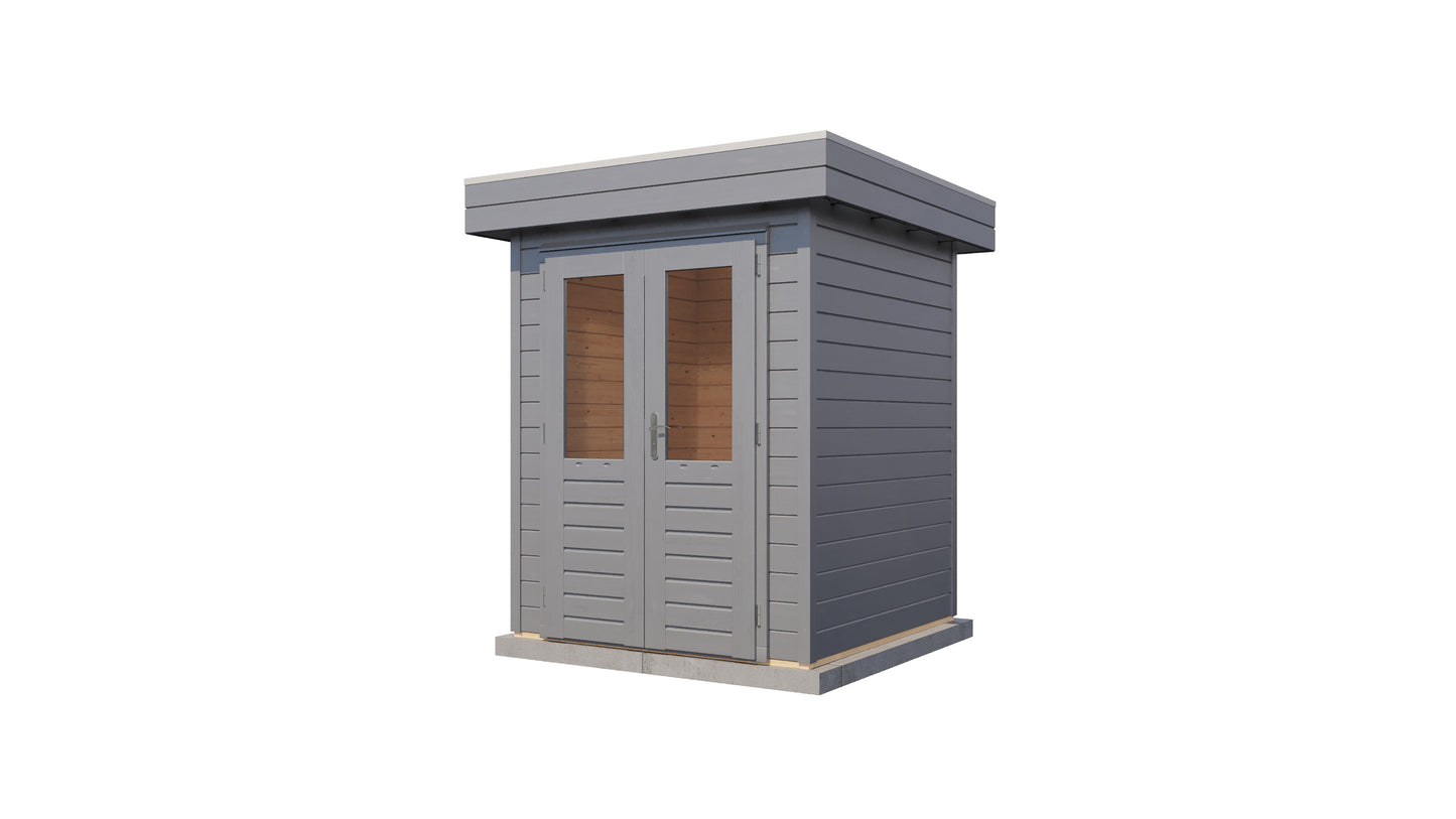 Lugarde Select Prima summerhouse Clyde 180x180cm - RAL 7021
