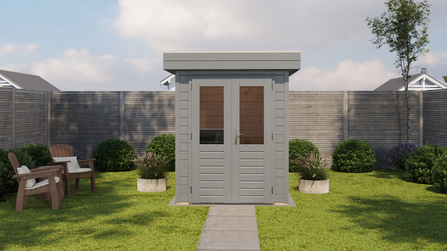 Lugarde Select Prima summerhouse Clyde 180x180cm - RAL 7021