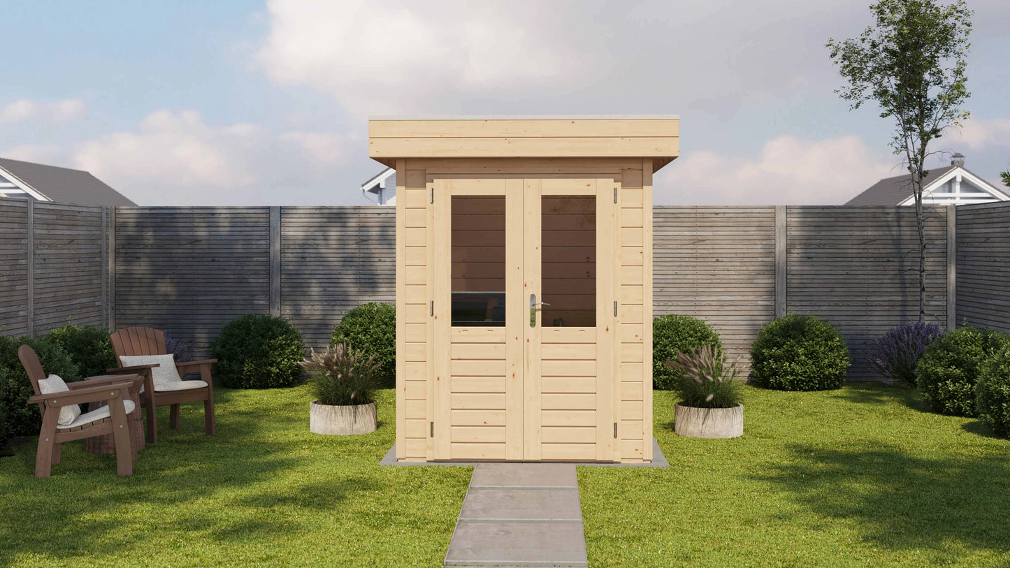 Lugarde Select Prima summerhouse Clyde 180x180cm - Untreated