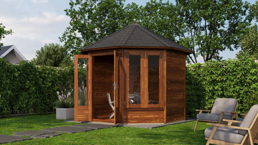 Lugarde Select Prima summerhouse Helensburgh Ø300cm - Brown
