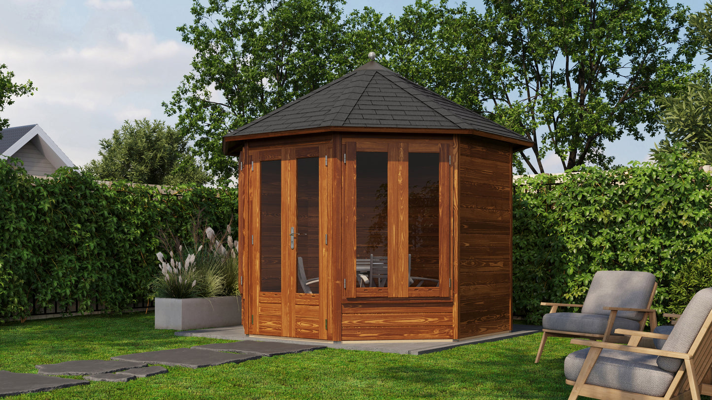 Lugarde Select Prima summerhouse Helensburgh Ø300cm - Brown