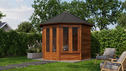 Lugarde Select Prima summerhouse Helensburgh Ø300cm - Brown