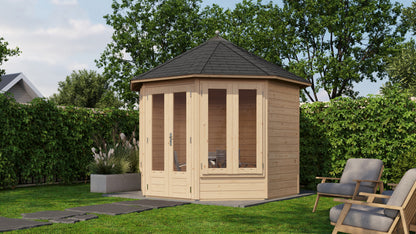 Lugarde Select Prima summerhouse Helensburgh Ø300cm - Untreated