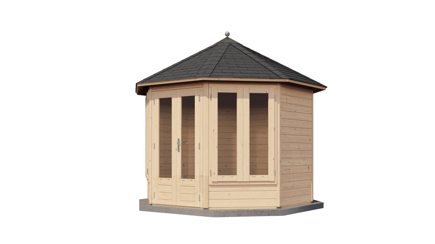 Lugarde Select Prima summerhouse Helensburgh Ø300cm - Untreated