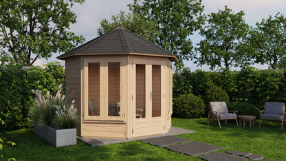 Lugarde Select Prima summerhouse Helensburgh Ø300cm - Untreated