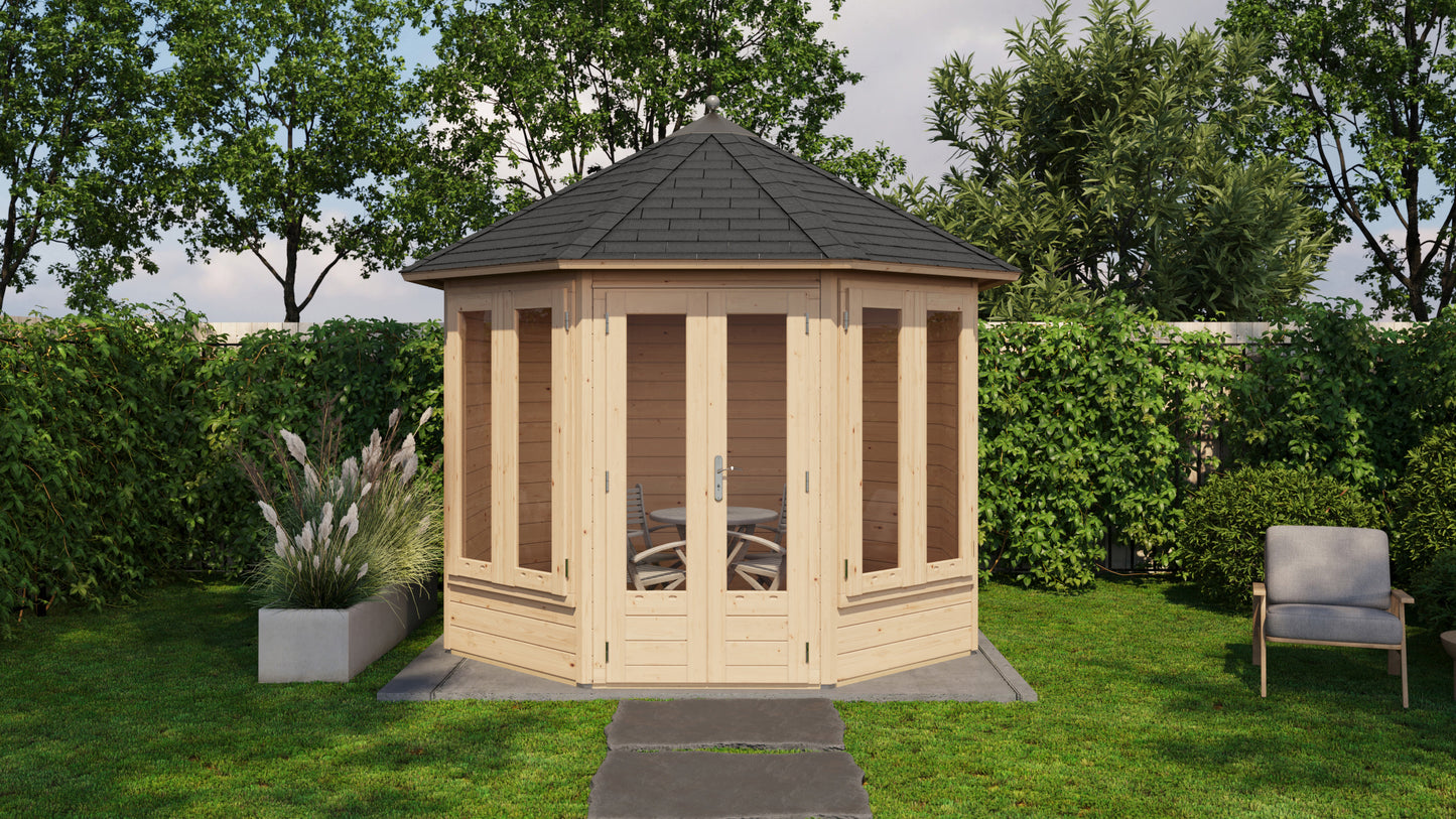Lugarde Select Prima summerhouse Helensburgh Ø300cm - Untreated